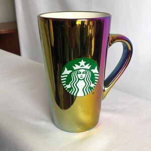 Starbucks Iridescent Gold and Purple Mug NWOT